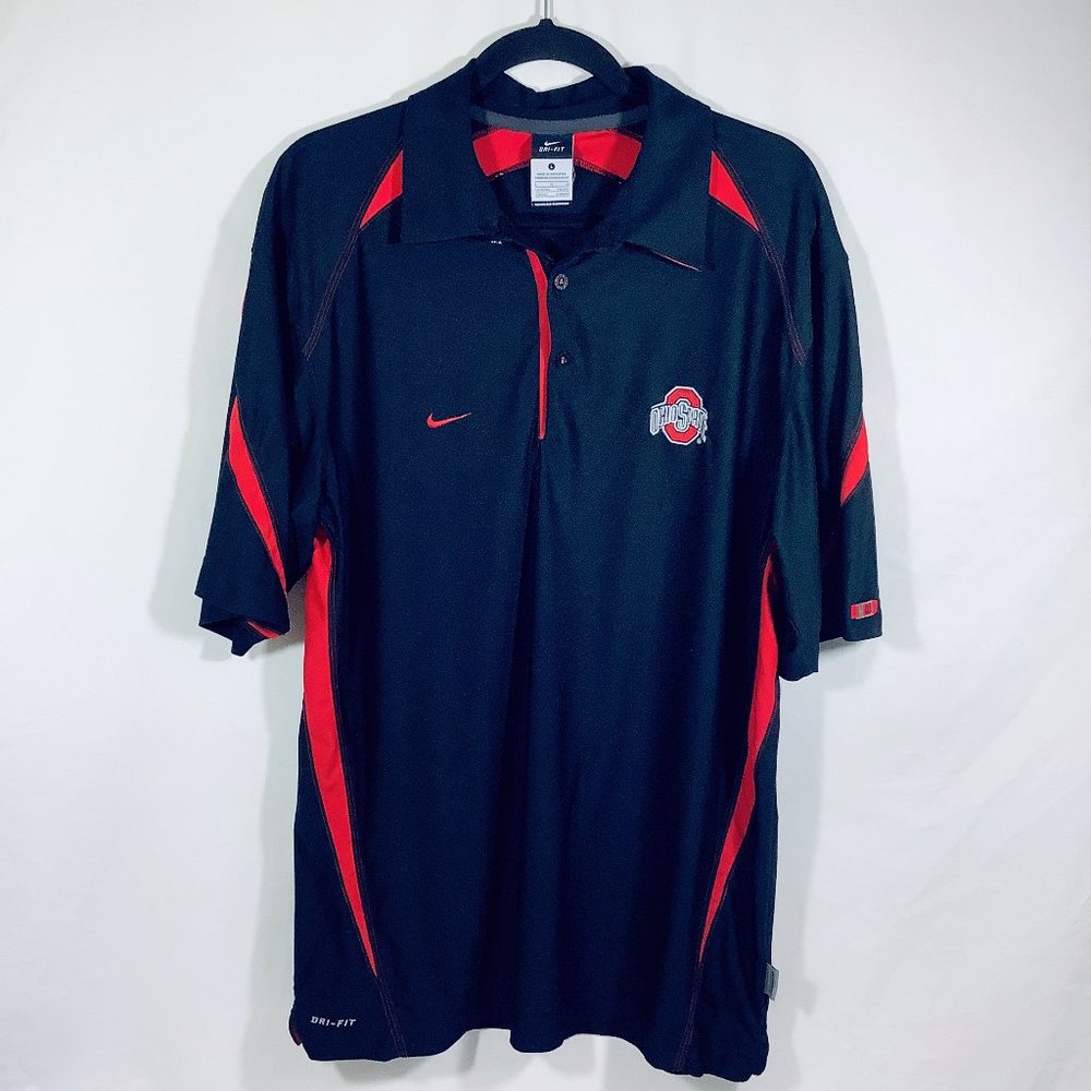 Nike Ohio State Dri-Fit Polo Shirt